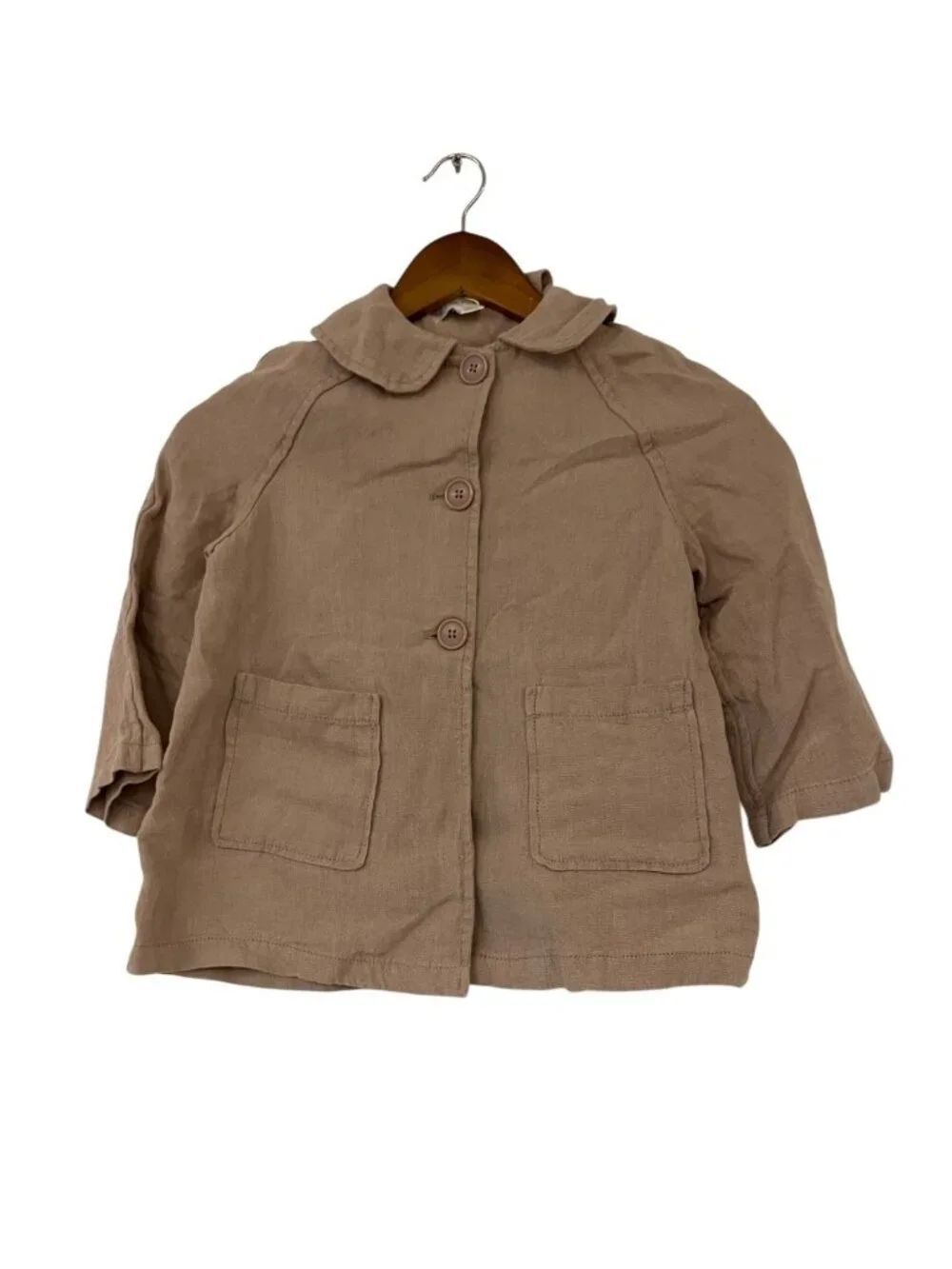 Zara Studio Kids Linen Jacket Mauve Pink Taupe Size 6 Yrs 116 cm 6046/056 NWT